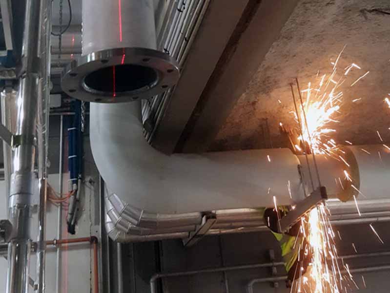Installation sous station distribution chauffage, APC Services