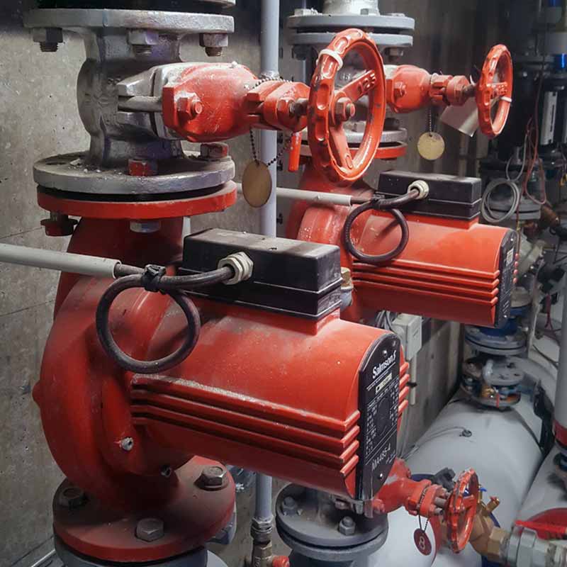 Bornes alimentation chaufferie, APC services