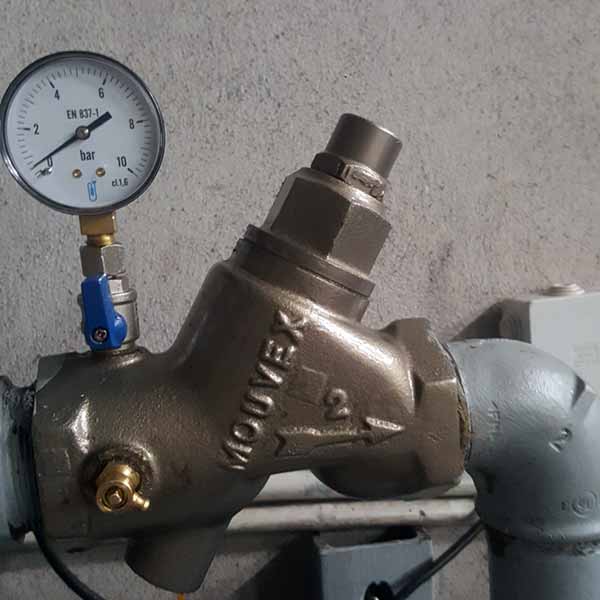 Manomètre, chaufferie industrielle, APC Services